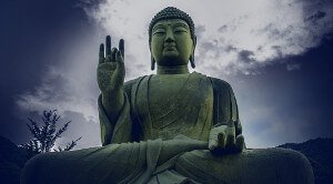 Motiv Buddha Stein